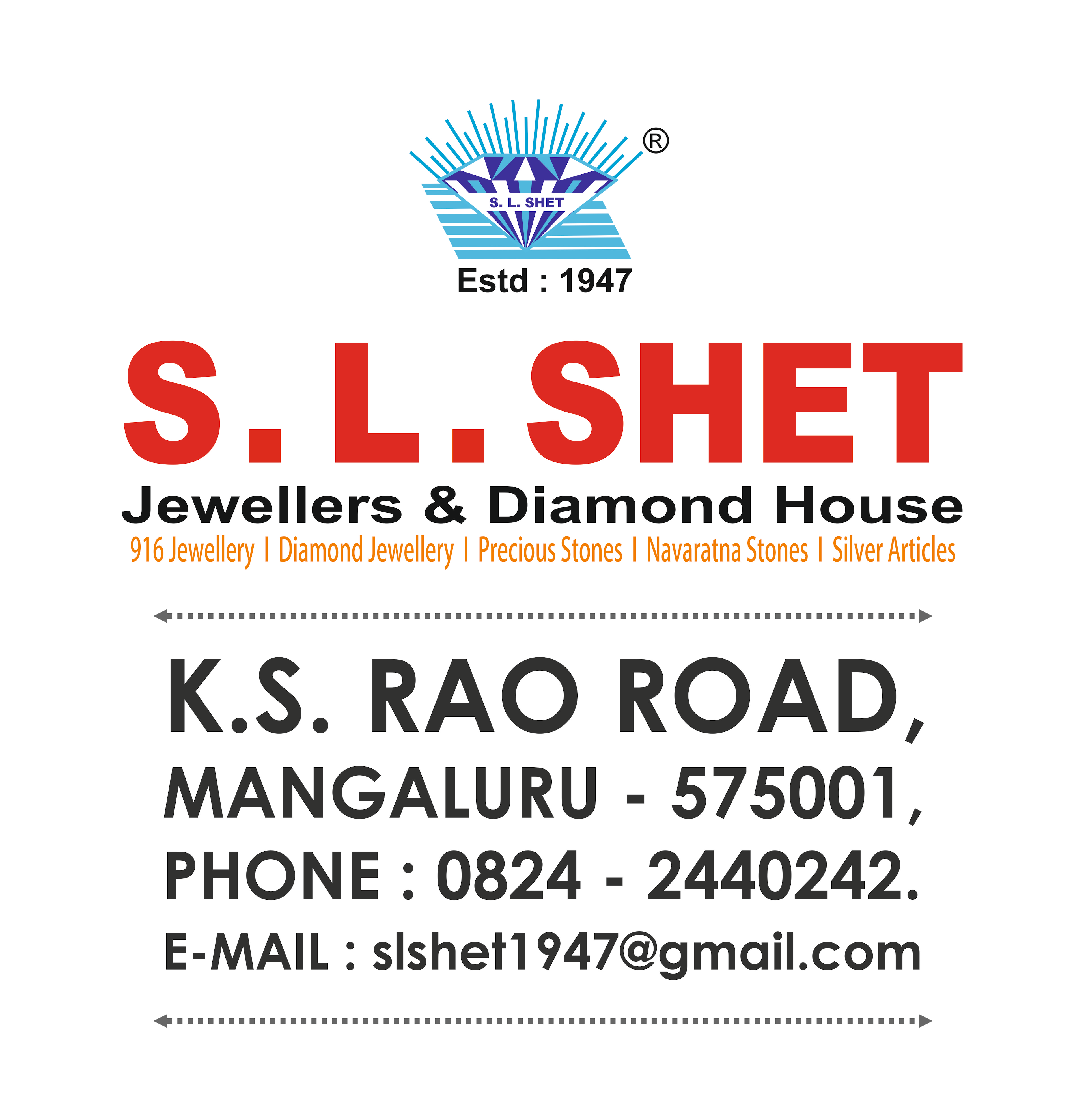 SL Shet Gold & Diamond House logo